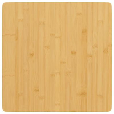 vidaXL Stolová doska 60x60x1,5 cm bambus