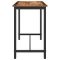 vidaXL stôl Staré drevo 100 x 50 x 76,5 cm Inžinierske drevo a oceľ