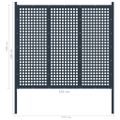 vidaXL Záhradný plot z ocele 178x200 cm antracitový