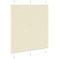 vidaXL plisovaná roleta krémová 120x100 cm Šírka látky 119,4 cm