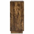 vidaXL Skriňa na topánky 48 x 38 x 87,5 cm Kompozitné drevo Dymový dub