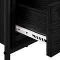 vidaXL Konferenčný stolík Čierny dub 99,5 x 49 x 46 cm
