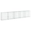 vidaXL Gabiónový kôš s krytom 500x50x100 cm pozinkované železo