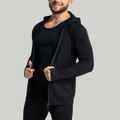 Mikina na zips MERINO I Čierna - STRIX, veľkosť S, veľkosť oblečenia S