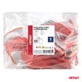 Rukavice bavlneno-polyesterové potiahnuté latexom - vampýrky, 10 párov, veľkosť 9 – AMiO-04630