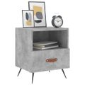 vidaXL Nočný stolík betónovo sivý 40x35x47,5 cm kompozitné drevo