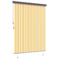 vidaXL Roleta Biela a oranžová 200 x 250 cm Textil a hliník