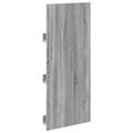 vidaXL Regál na časopisy Sivý Sonoma 43 x 11 x 102 cm Kompozitné drevo