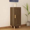 vidaXL Komoda hnedý dub 34,5x34x90 cm spracované drevo