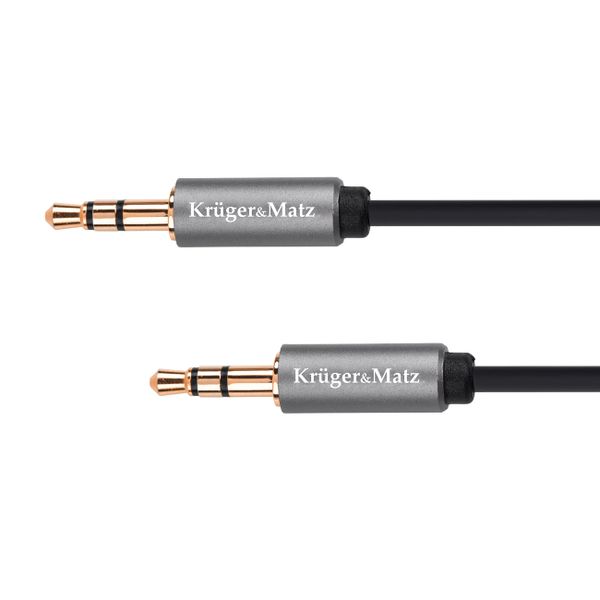 Kábel Jack 3,5mm konektor/Jack 3,5mm konektor 1,8m KRUGER & MATZ KM1227 Basic