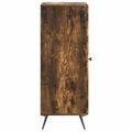 vidaXL Servírovacia skriňa Dymový dub 33 x 34,5 x 90 cm