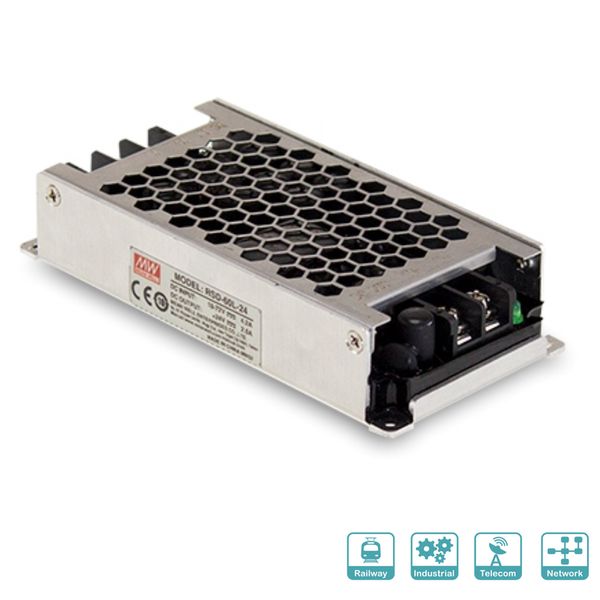MEANWELL - RSD-60G-12 - Menič DC/DC uzavretý 60W z 9-36V na 12V