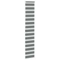 vidaXL Zebra roleta tmavošedá 40x200 cm šírka látky 35,9 cm polyester