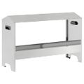 vidaXL Krmná žľab pre slede Strieborná 81 x 32 x 53,5 cm
