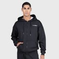 Mikina so zipsom Relay Black - GymBeam, veľkosť XL