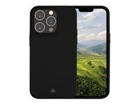 Zadný kryt pre mobilný telefón - silikón - nočná čerň - pre Apple iPhone 14 Pro