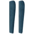 vidaXL Čelo postele so záhybmi tmavohnedé 83x23x118/128 cm zamat