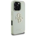 Guess Hardcase PU Grained Big 4G a Classic Logo Puzdro pre iPhone 16 Pro 6,3" Zelená