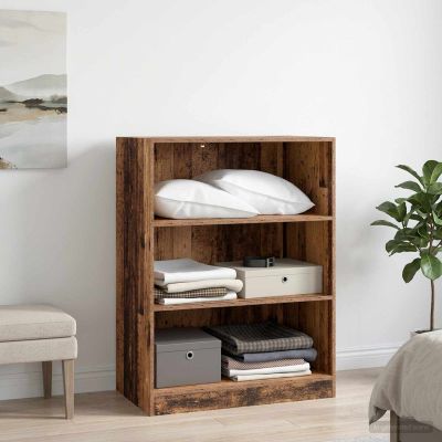 vidaXL Šatná skriňa Staré drevo 77 x 48 x 102 cm Kompozitné drevo