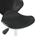 vidaXL Barová stolička čierna umelá koža