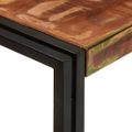 vidaXL Hniezdiaci stôl 3 ks Hnedá a čierna 82 x 40 x 45 cm