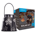 Modee záhradná solárna LED lampa-lampáš LT008B 11 cm, čierna (ML-LT008)