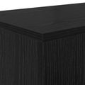 vidaXL Čierny Dub 101 x 30 x 74 cm