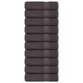 vidaXL Utierky na ruky FROGN 10 ks antracitové 50x100 cm 360 g/m²