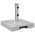 vidaXL Základňa pre slnečník Sivá 41 x 41 x 37 cm Granite