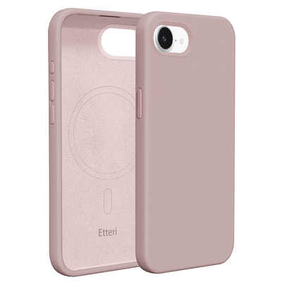 Etteri Silicone Mag case for iPhone 16e / 17e light pink