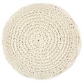vidaXL Ručne vyrobená taburetka macrame 45x30 cm, bavlna