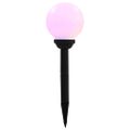 vidaXL Vonkajšie solárne lampy 8 ks 15 cm LED guľové RGB