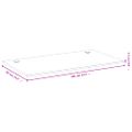 vidaXL Doska stola 100x60x1,5 cm bambus