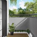 vidaXL Balkónová obrazovka 90 x 200 cm PU potiahnutý oxford alu
