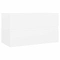 vidaXL Skrinka pod umývadlo, biela 80x38,5x45 cm, kompozitné drevo