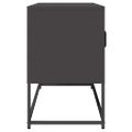 TV skrinka vidaXL Čierna 100,5x39x60,5 cm Oceľ valcovaná za studena