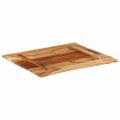 vidaXL Obdĺžniková stolová doska 70x80 cm, 15-16 mm, recyklovaný masív