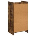 vidaXL Skriňa na topánky Dymový dub 48 x 36 x 92 cm Kompozitné drevo