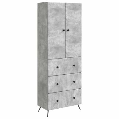 vidaXL Sada skríň 2 pcs Betónovo sivá 66 x 34,5 x 90 cm