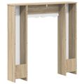 vidaXL Rám krbu Dub sonoma 102 x 20 x 102 cm Kompozitné drevo