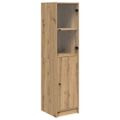 vidaXL Highboard Remeselný dub 35 x 37 x 142 cm Kompozitné drevo