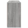 vidaXL Komoda s LED svetlami sivá sonoma 123x37x67 cm