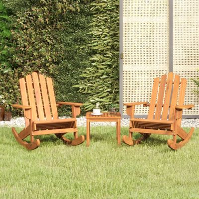 vidaXL 3-dielna záhradná sedacia súprava Adirondack akáciový masív