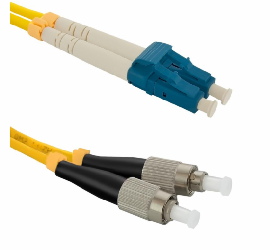 Optický duplex patch 9/125 G657 LC/PC-FC/PC 2m, OS2