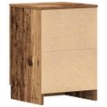 vidaXL Nočná skrinka Old Wood 38x35x55 cm Engineered Wood