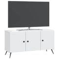 vidaXL TV skrinka Biela 99 x 34,5 x 50 cm Kompozitné drevo