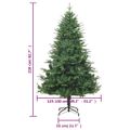 vidaXL Umelý vianočný stromček zelený 210 cm PVC a PE