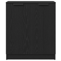 vidaXL Servírovacia skriňa Čierny dub 60 x 30 x 70 cm Kompozitné drevo