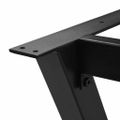 vidaXL Stolové nohy na jedálenský stôl, rám v tvare X 120x50x72 cm