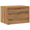 vidaXL Uzavretý box na stelivo dub artisan 60x40x40cm kompozitné drevo